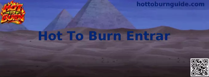 Tela inicial de login seguro do Hot To Burn