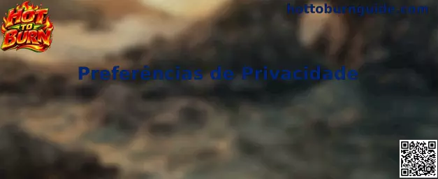 Painel de Preferências de Privacidade do Hot To Burn